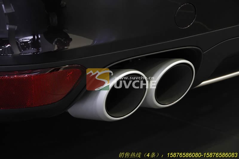 2011保时捷卡宴Turbo四出排气管