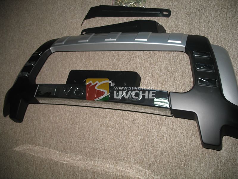 逍客08+改装图片:尼桑逍客原厂前杠