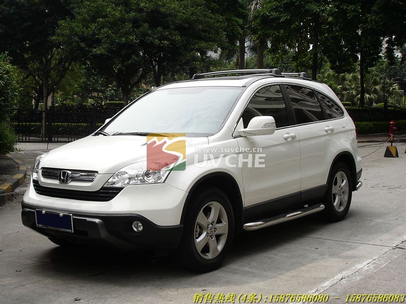 CRV 03 09改装图片 本田CRV 横式行李架原厂 澳式行李架高清图片